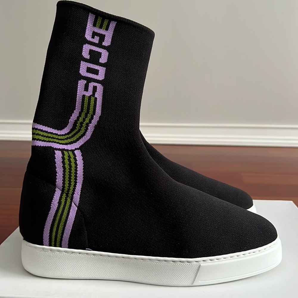 GCDS Knit High Top Sneakers LIKE NEW